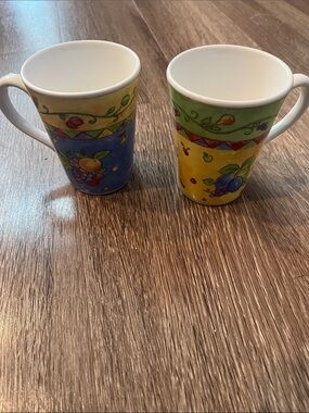 Sango Sangria Collection Ceramic Mugs - Set of 2